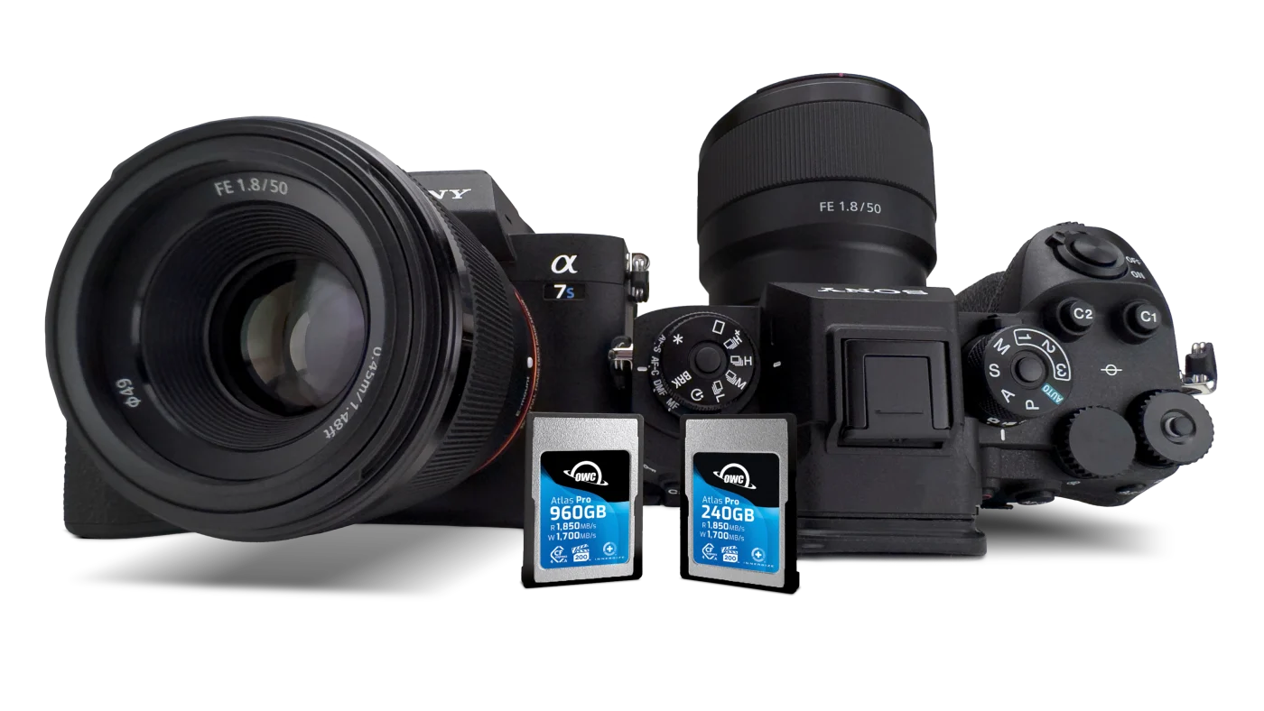 Sony Digital Cameras with OWC memory cards