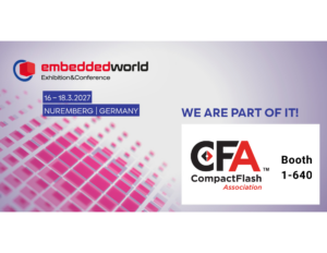 CompactFlash Association to Exhibit at Embedded World 2027 in Nuremberg, Germany